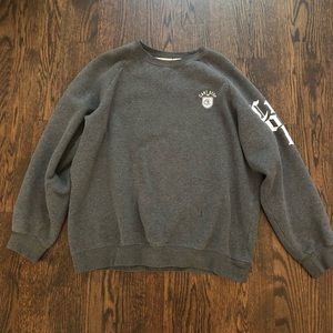 Oversized grey crewneck